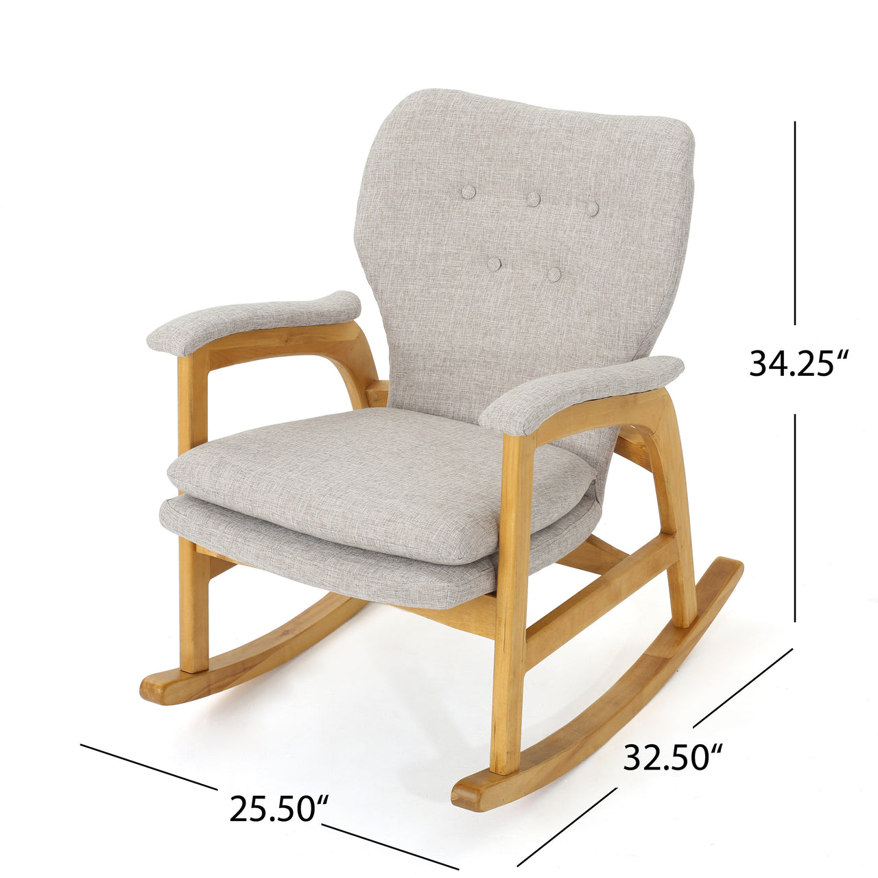 DEXLORAN 26" Rocking Chair