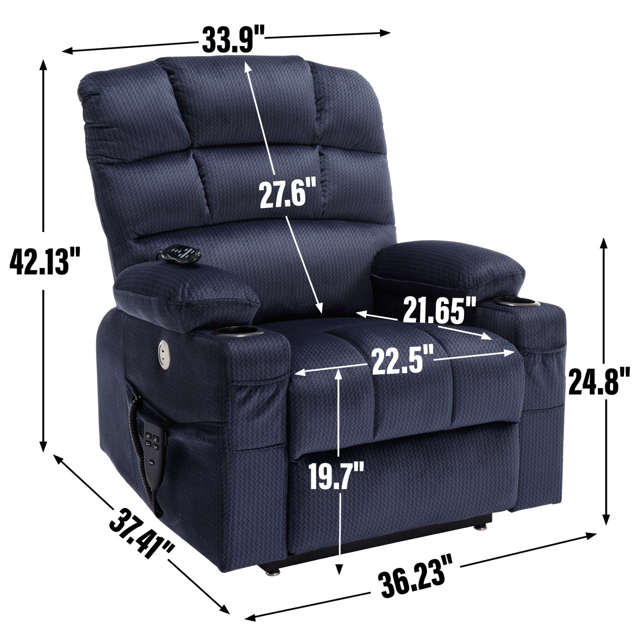 COZYLift Recliner with Heat Massage - 6602 L