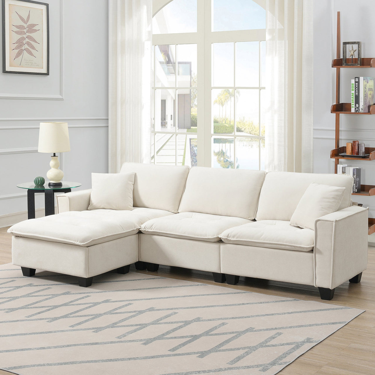 NEXLOR 100" Sectional Sofa