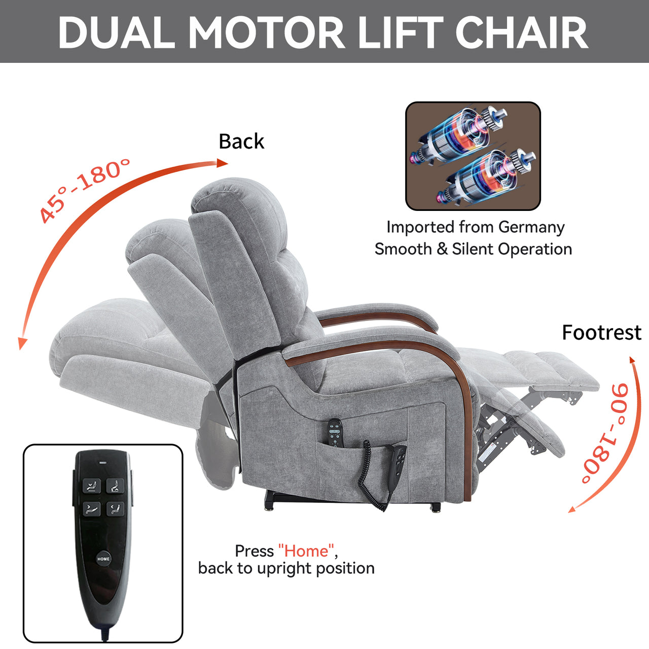 COZYLift 30" Recliner with Heat Massage - 6755