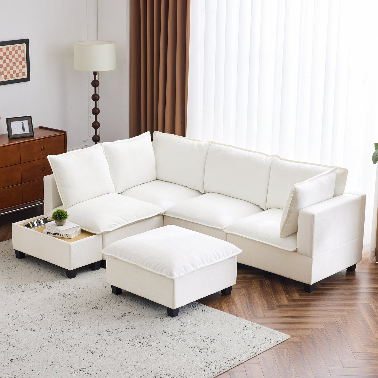 OPHYLEX 90" Sectional Sofa