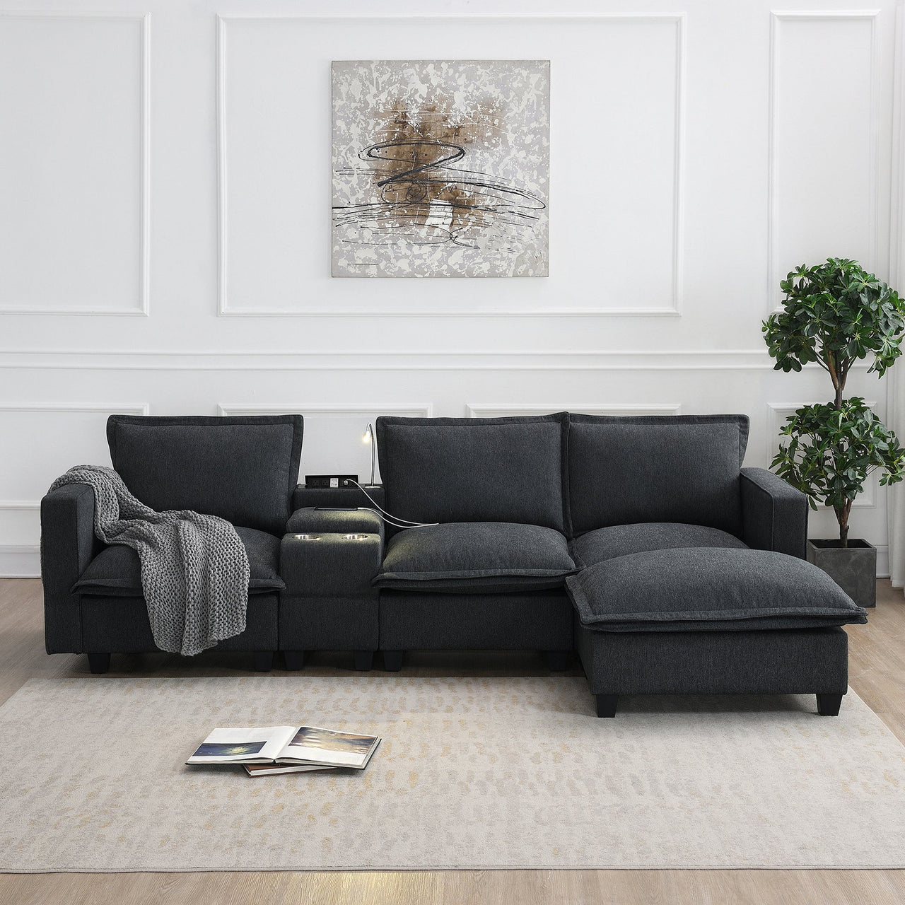 KRALIX 109" Sectional Sofa