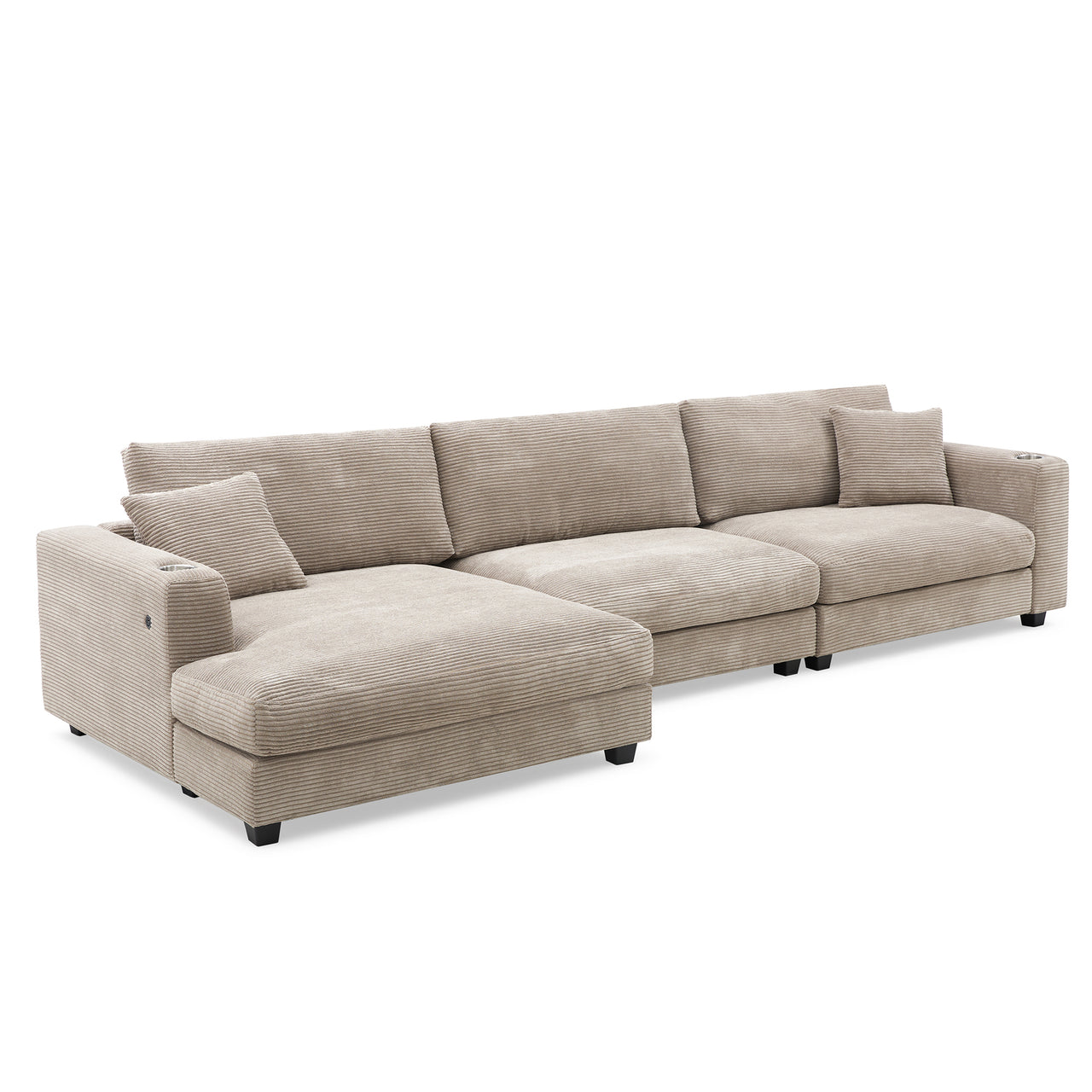 LYORAN 134" Sectional Sofa