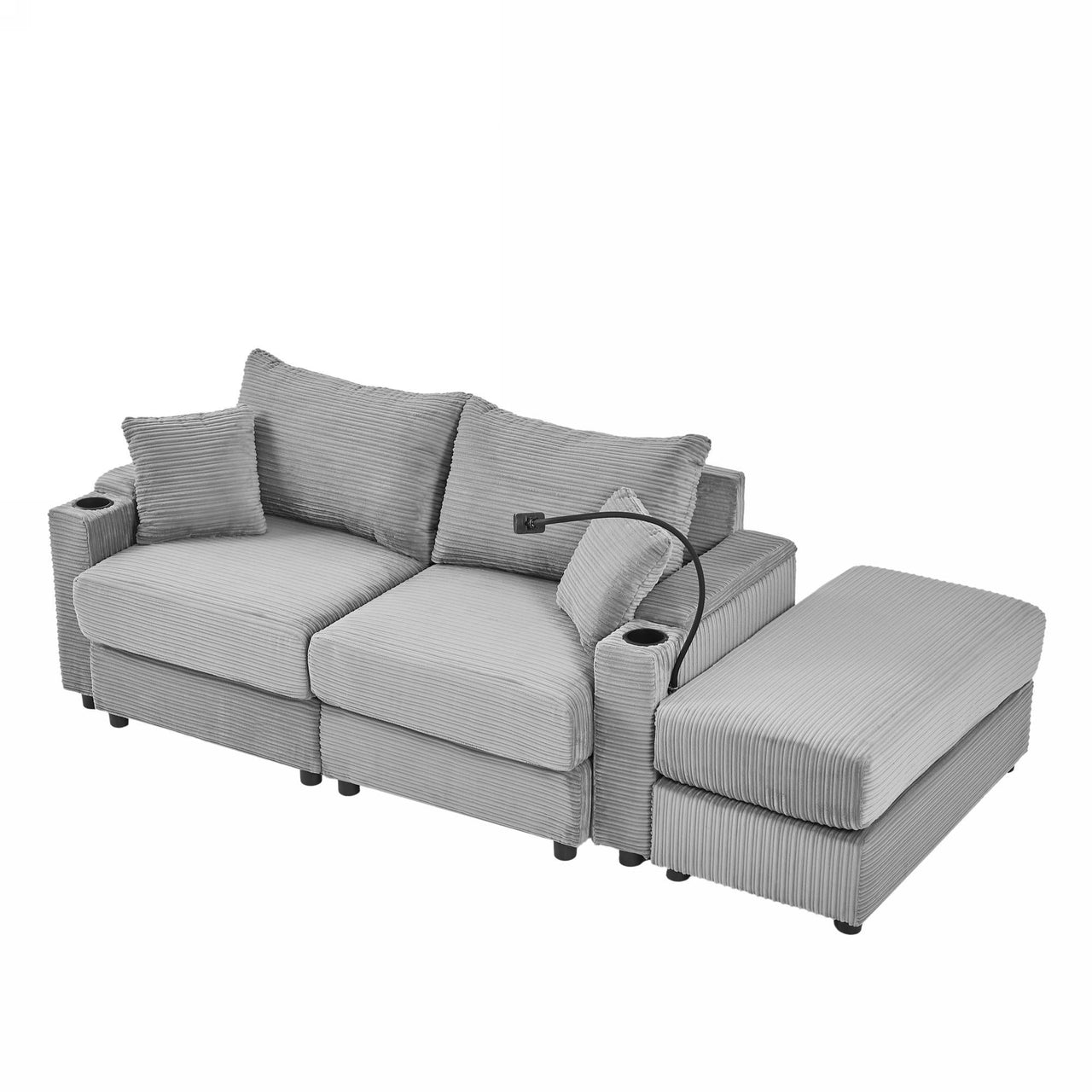 INOVAR 73" Sectional Sofa