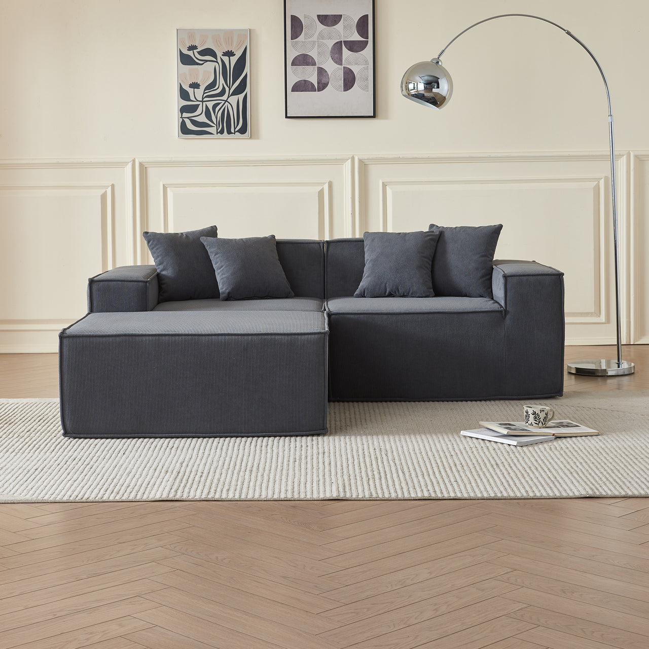 EDEN Corduroy Modular Sectional