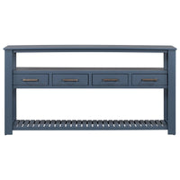 Thumbnail for U_STYLE Modern Console Table Sofa Table for Living Room with 4 Drawers and 2 Shelves
