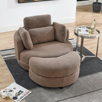 Thumbnail for JANELLE Oversized Swivel Chair 39