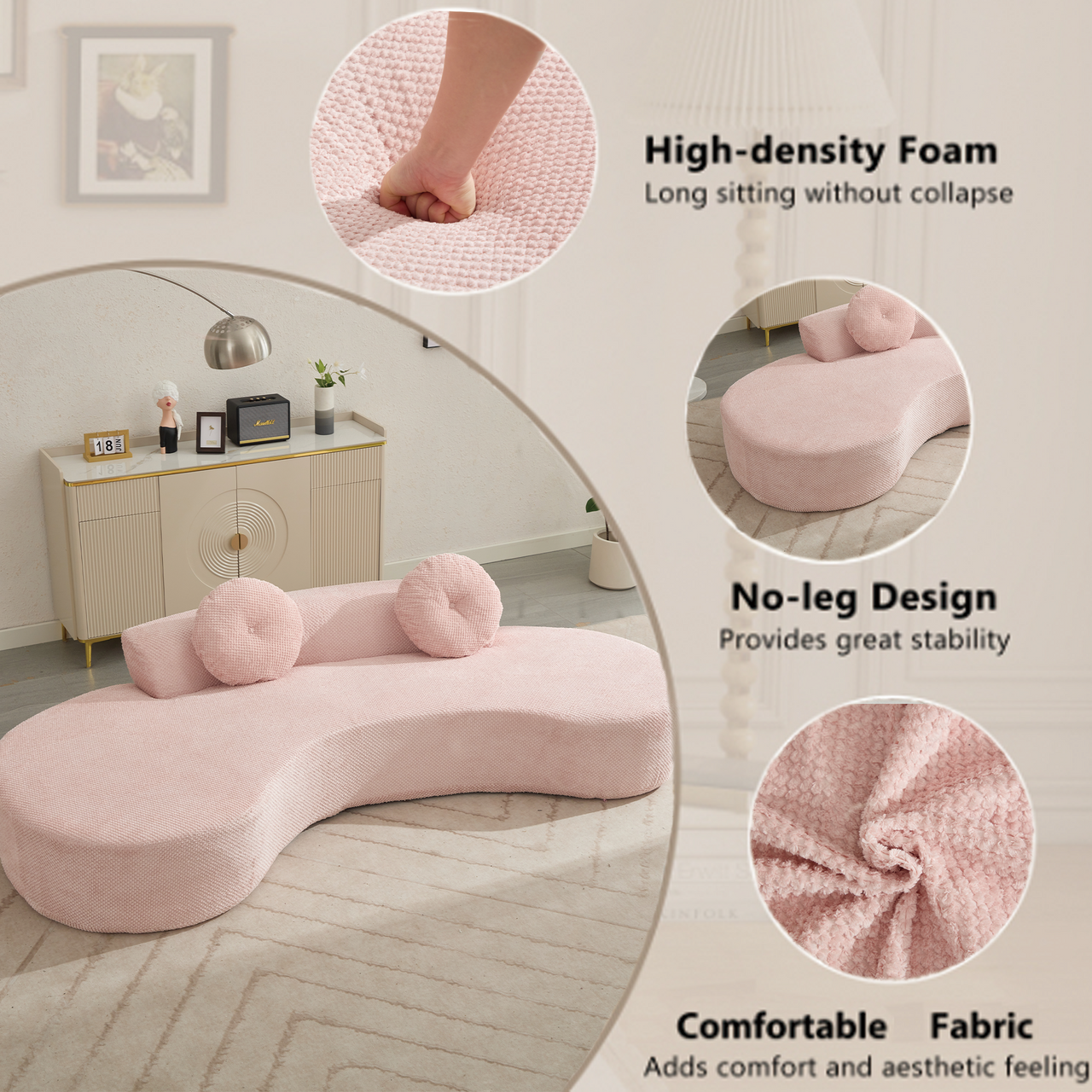 QYVONX 105" Sofa