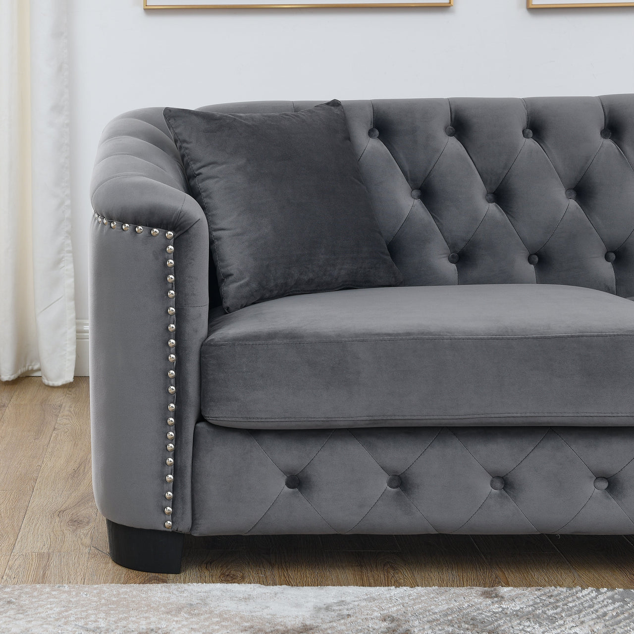 QUENTIN 3 Seater Chesterfield Sofa