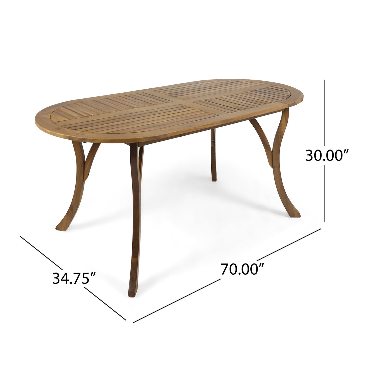 KYLVEX 70" Outdoor Dining Table