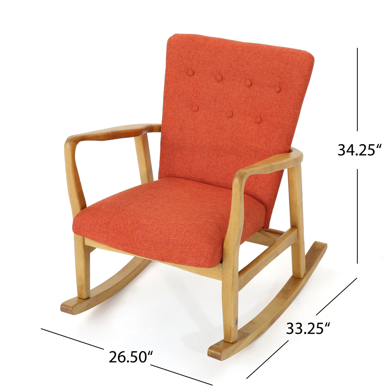 ZENTORVA 27" Rocking Chair