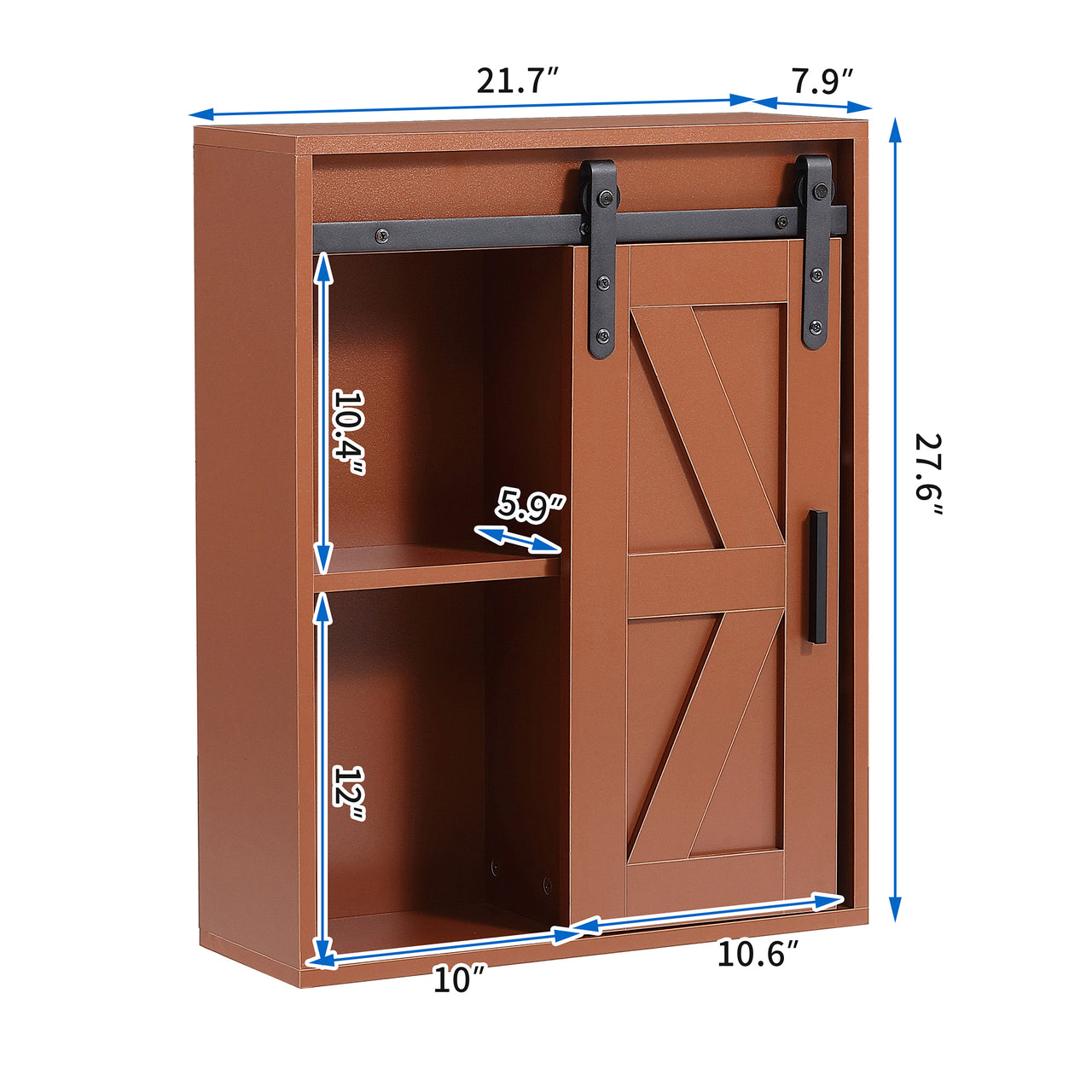 NIMBIS Wood Wall-Mounted Storage Cabinet