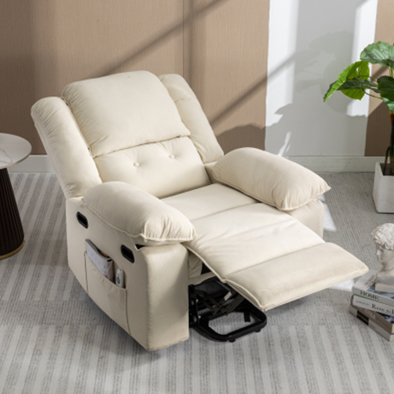 MAVITRA 34" Recliner Chair with Heat Massage