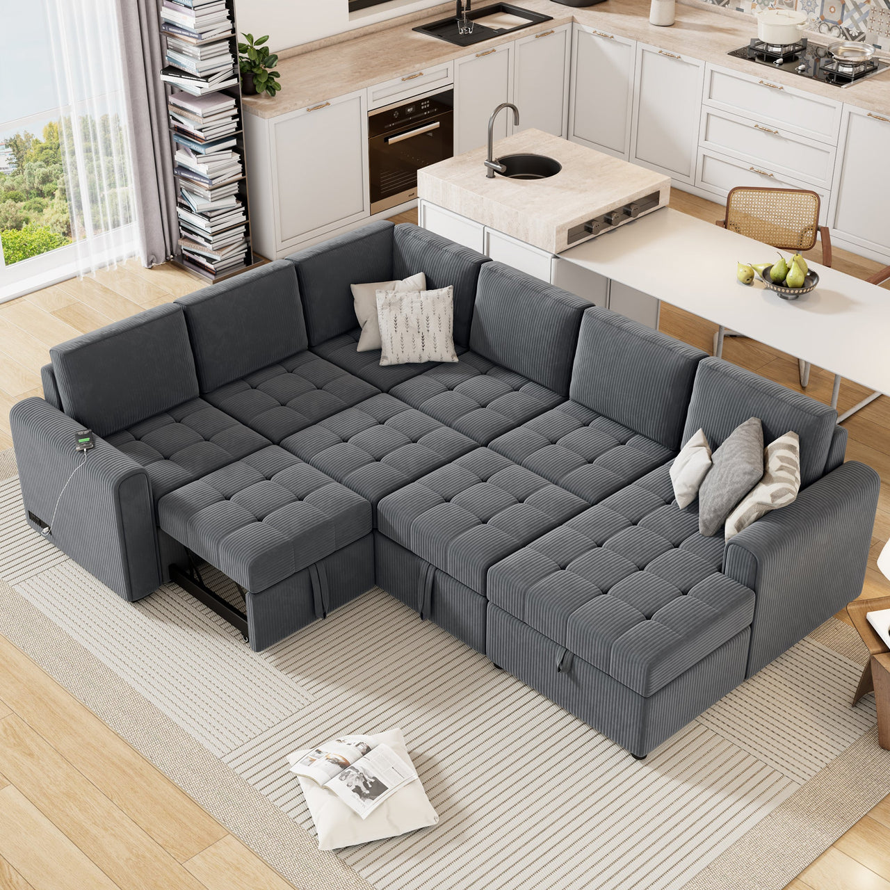 PENELOPE 108" Sectional Sofa