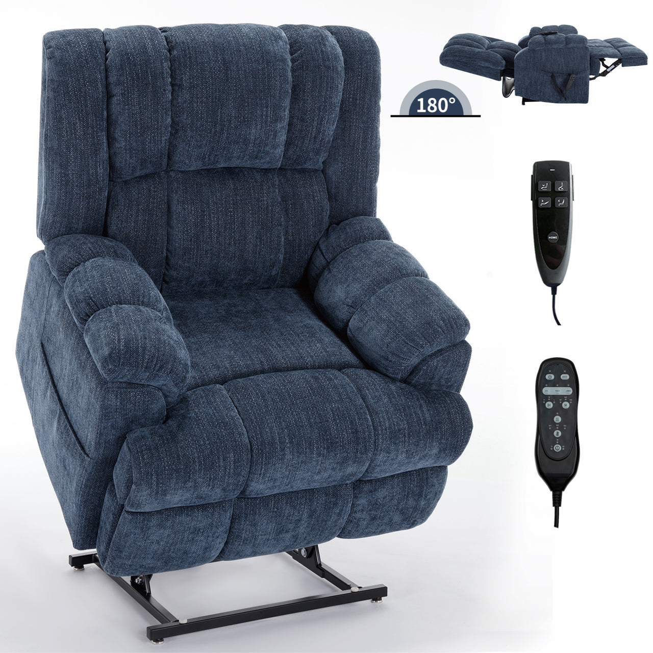 COZYLift 38" Recliner with Heat Massage - 8500 XL