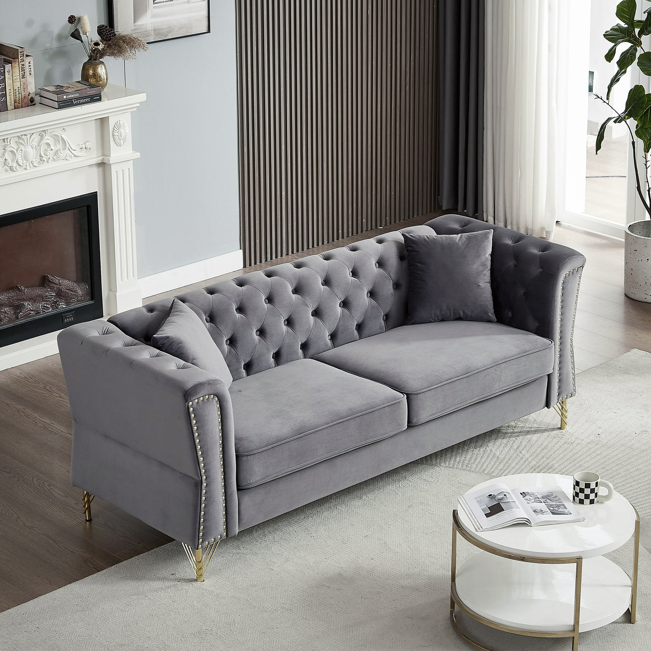 DAPHNE 82" Chesterfield Sofa