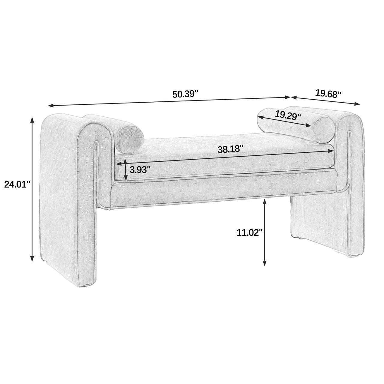 CORIN Bed Bench