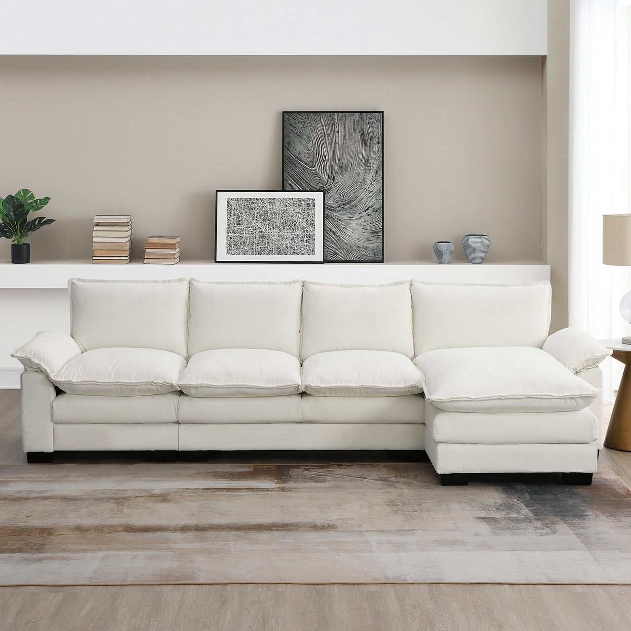 KRYNIX 118" Sectional Sofa