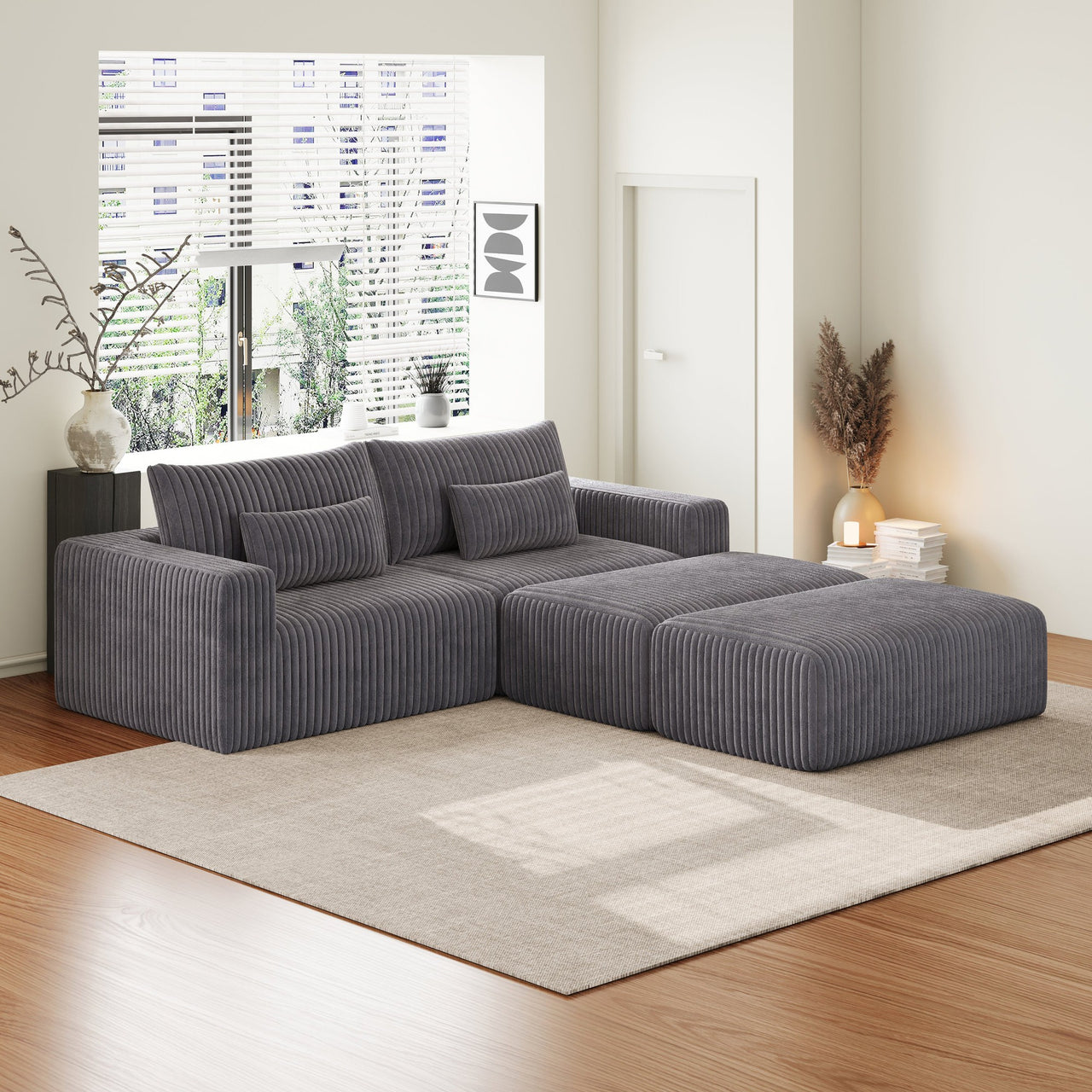 ERIS 102" Oversized Sectional Lounge Chaise