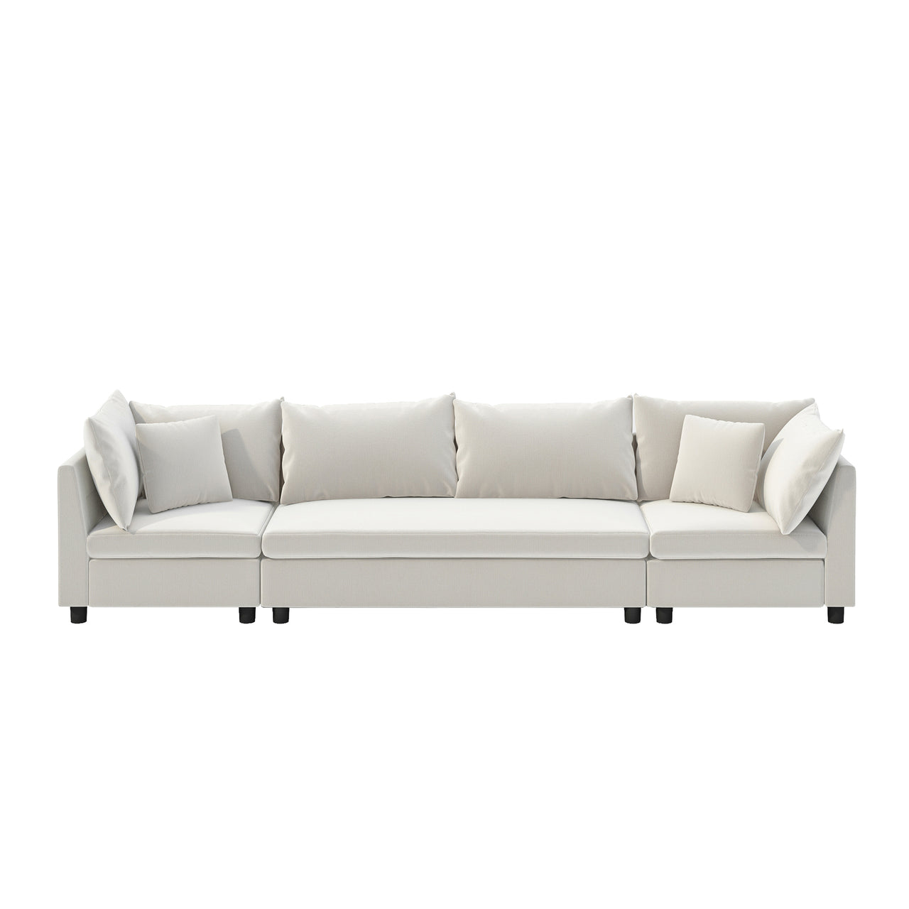 NIVYON 116'' Sectional Sofa