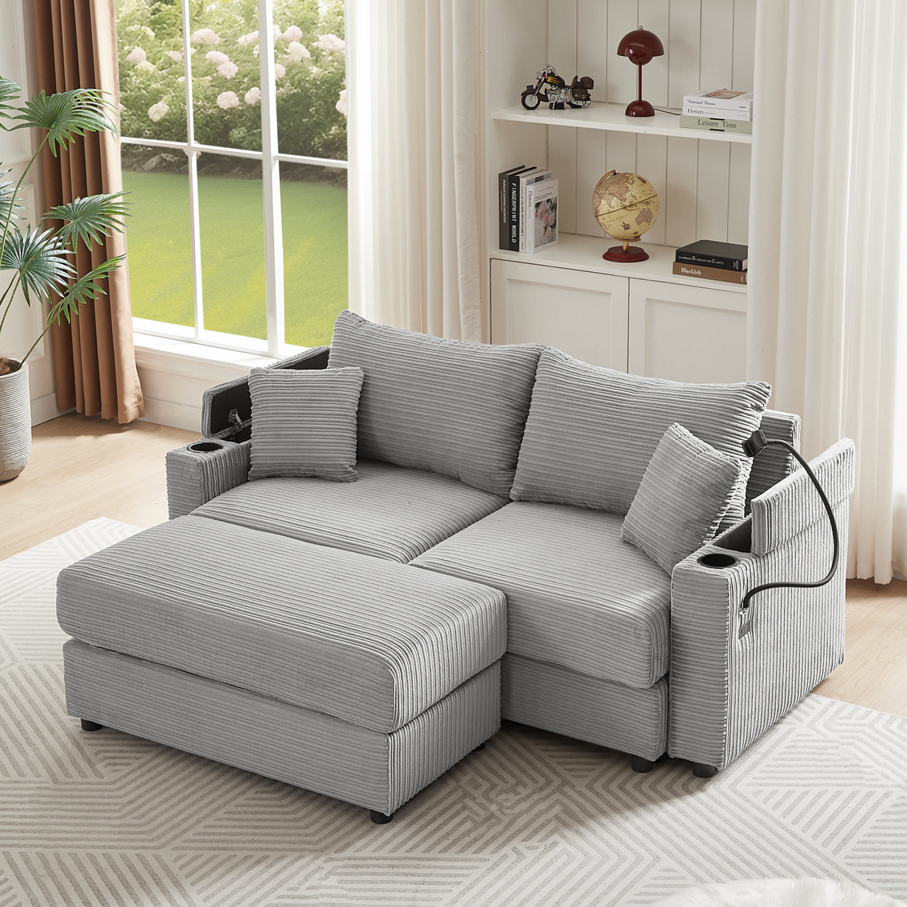 INOVAR 73" Sectional Sofa