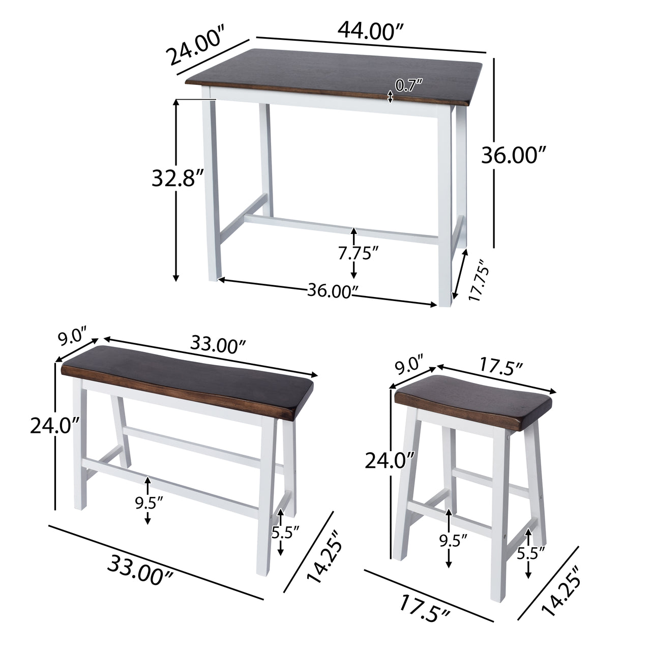 TRENVOX 44" Bar Set