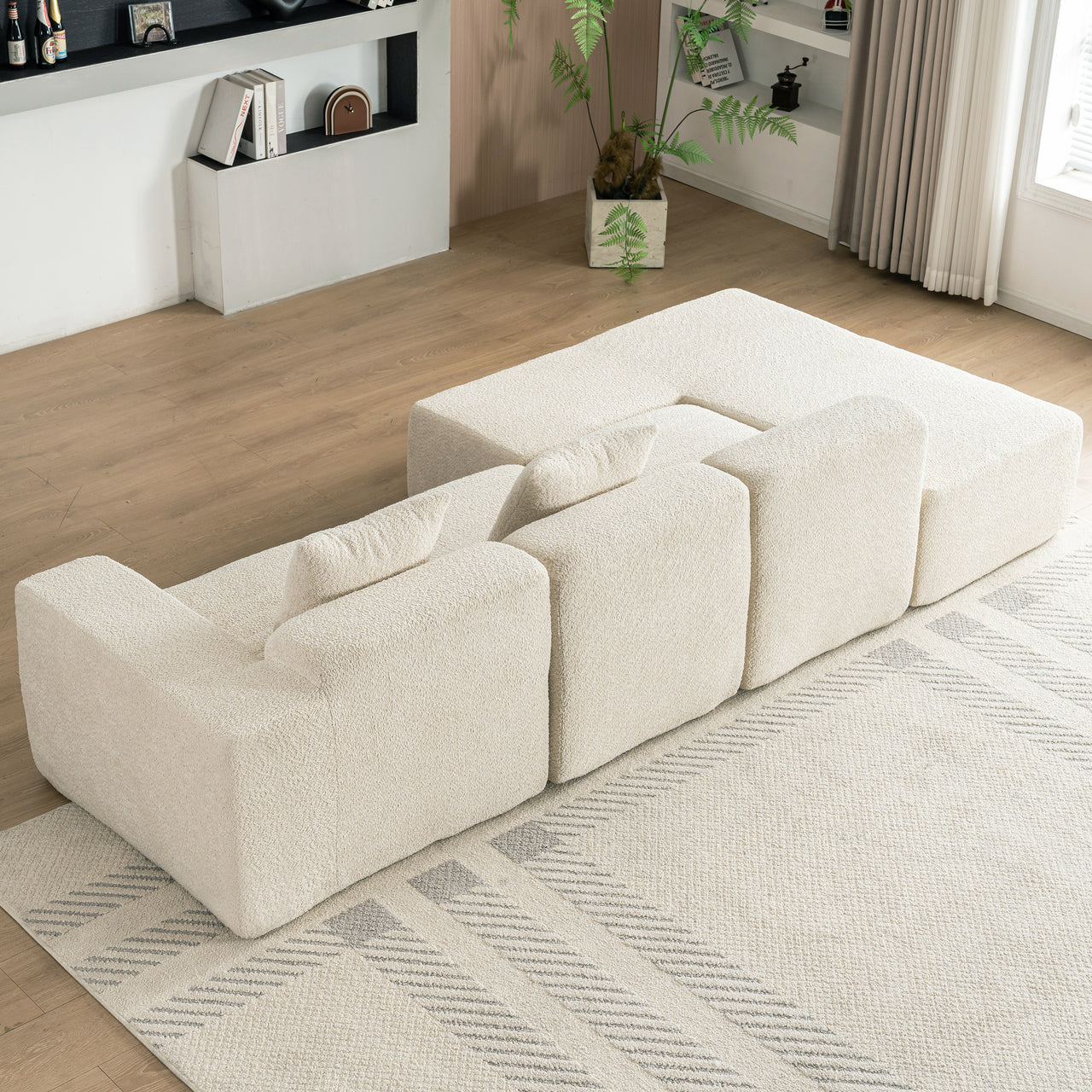 MORVIXA 117" Sectional Sofa