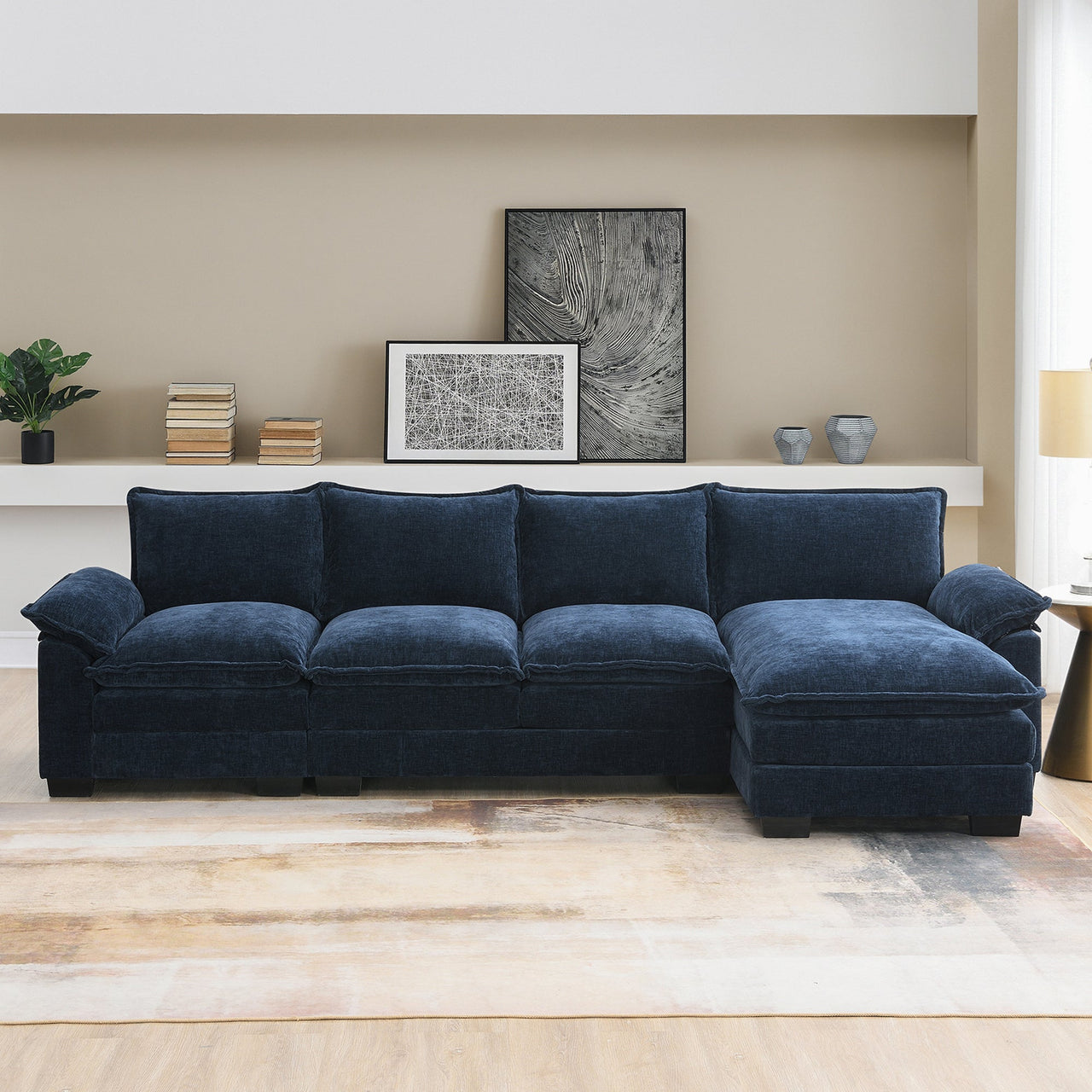 KRYNIX 118" Sectional Sofa