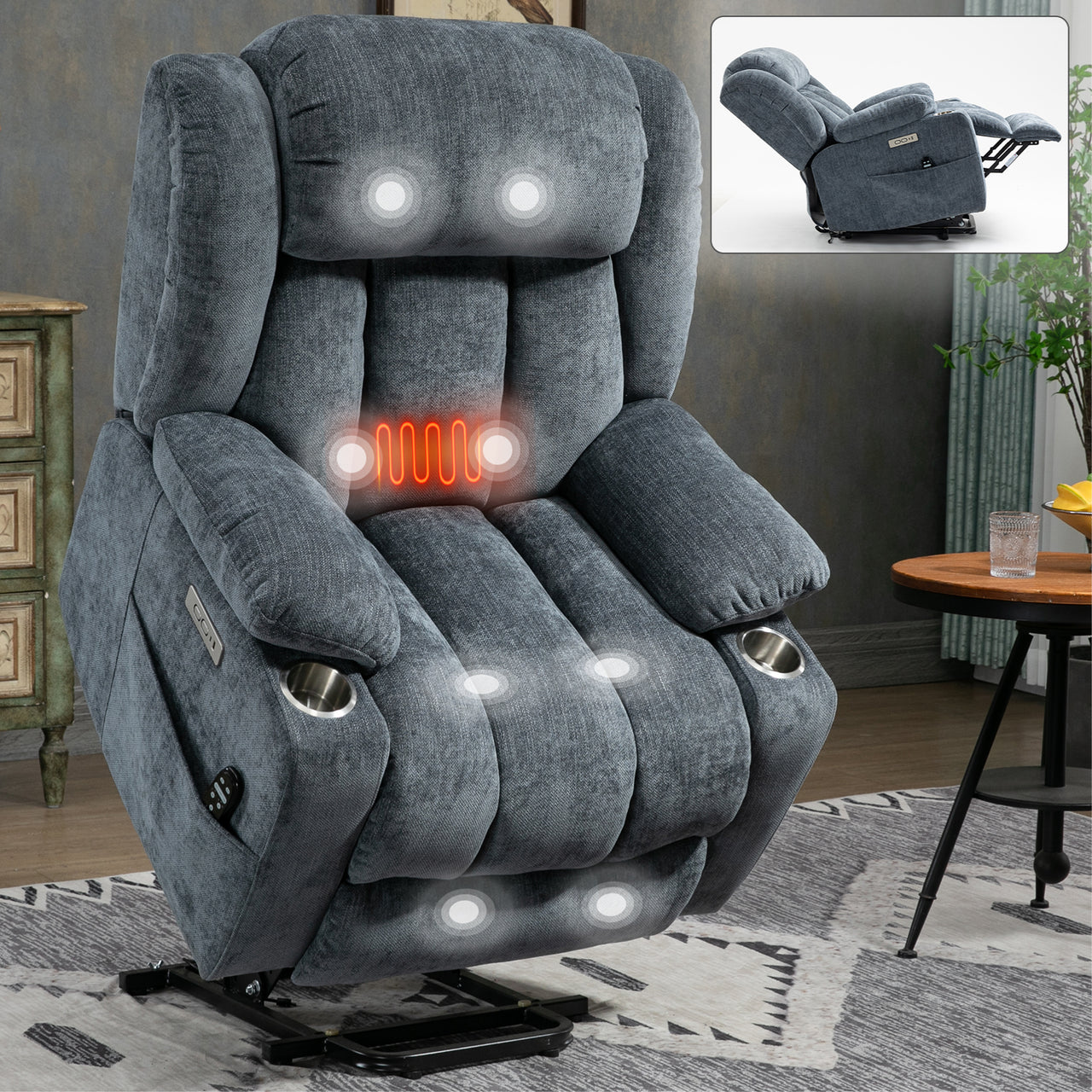 COZYLift Recliner with Heat Massage - 6317 L