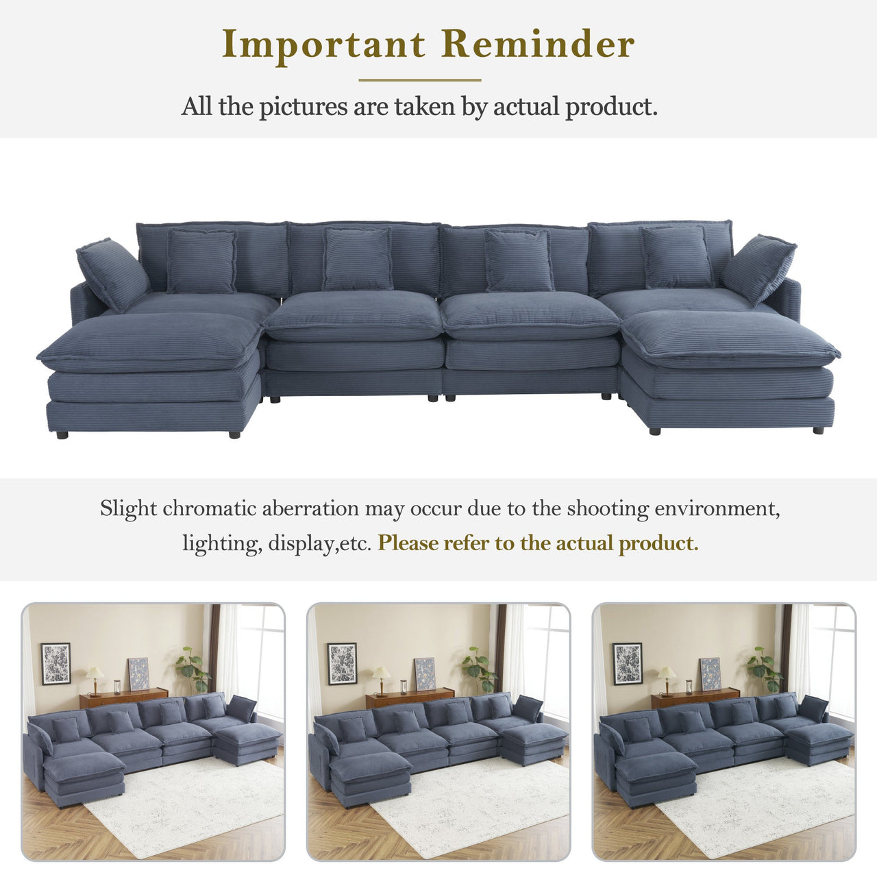 ZENVORIS 150" Sectional Sofa