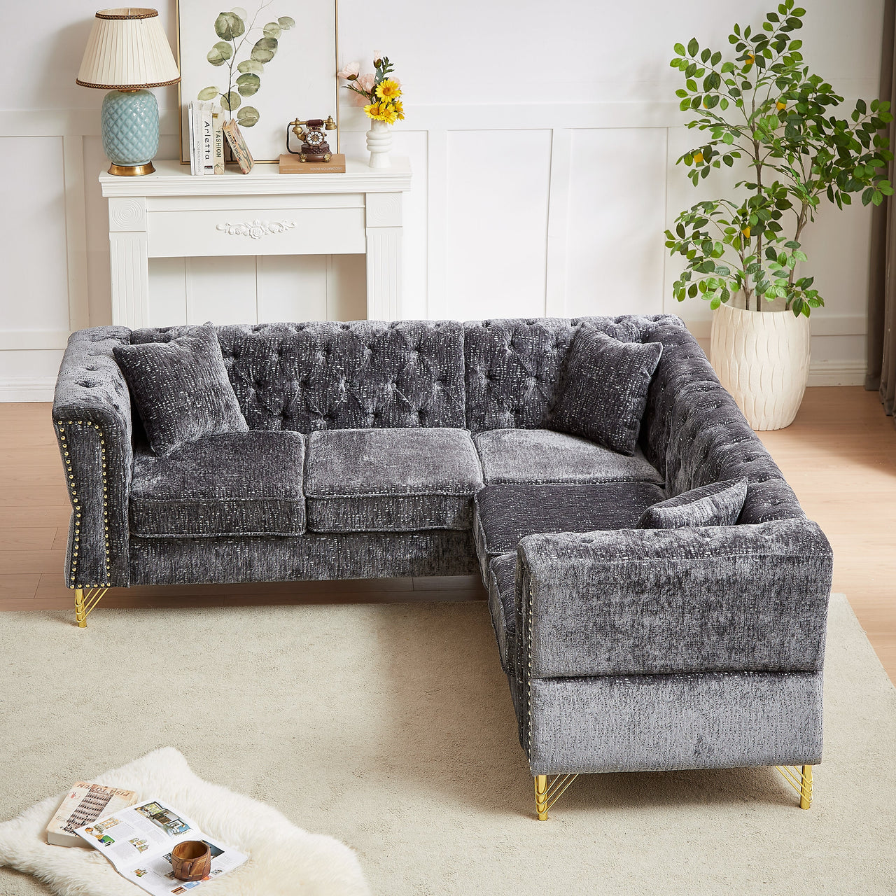 DAPHNE 81" Corner Sofa