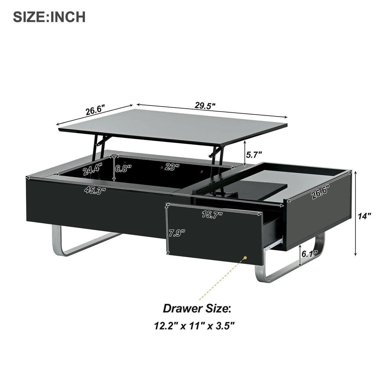 ELARA Multifunction Coffee Table