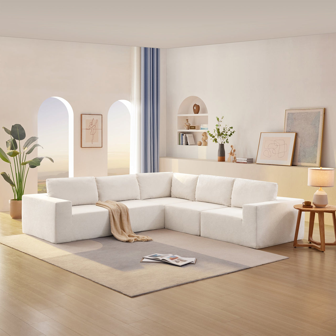 ICARUS 5-seaters Modular Sofa