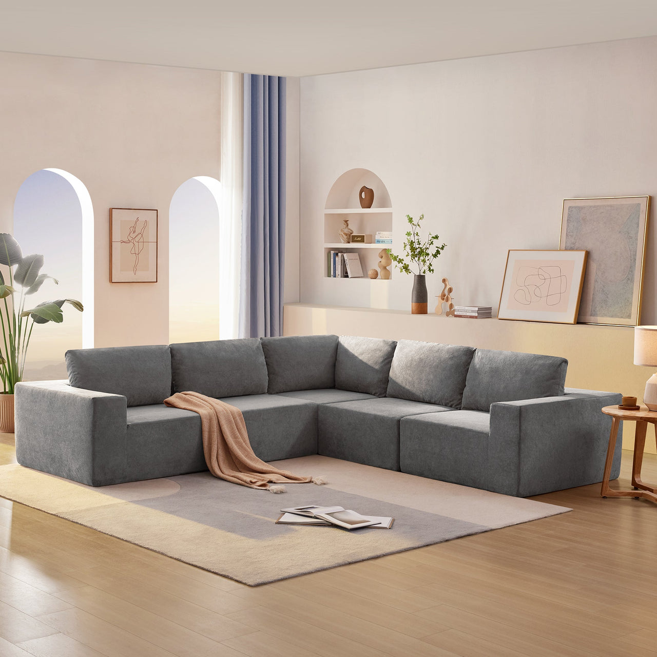 ICARUS 5-seaters Modular Sofa