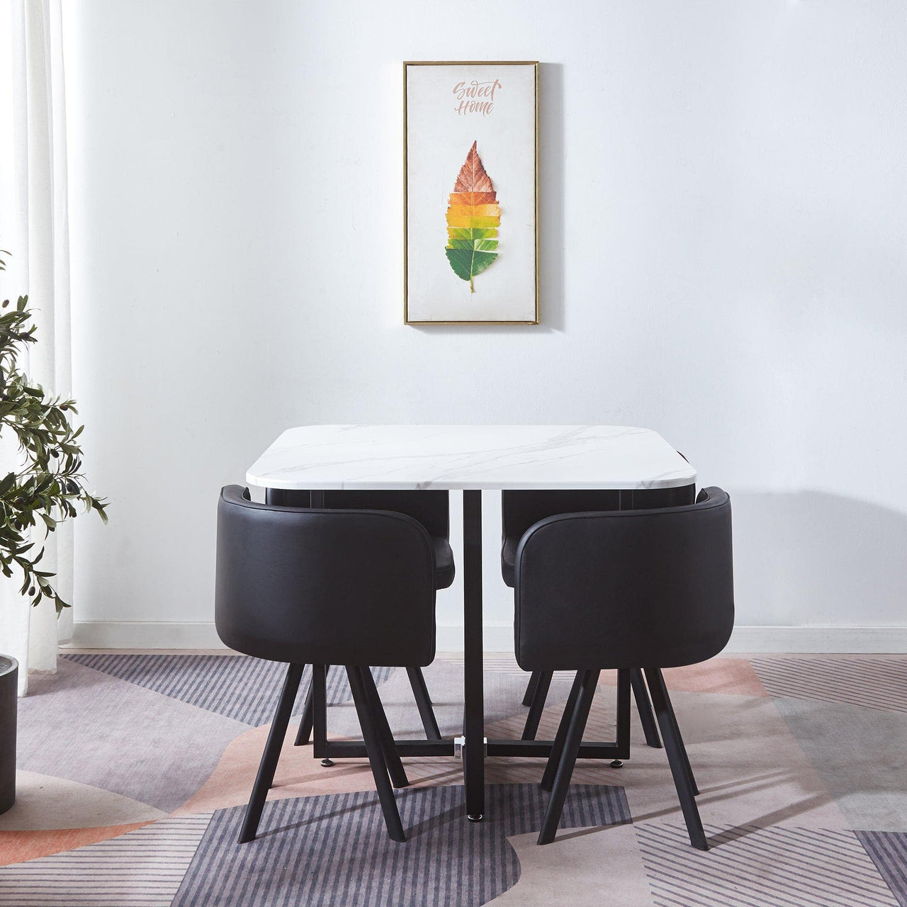 LIVIA Space-Saving Dining Set