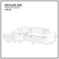 Thumbnail for MIRA Sectional Sofa Set