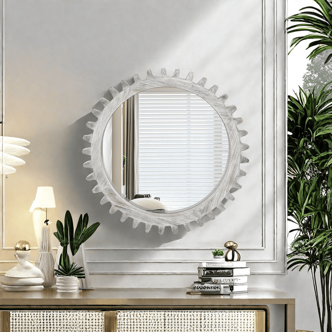 SABLE Round Decorative Mirror