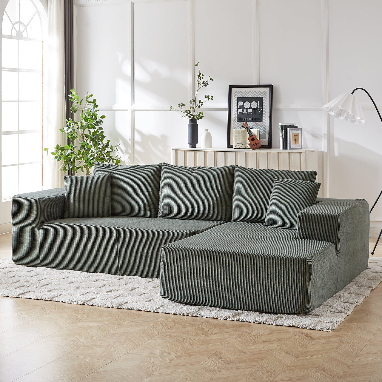 DORIAN 110" Sectional Sofa