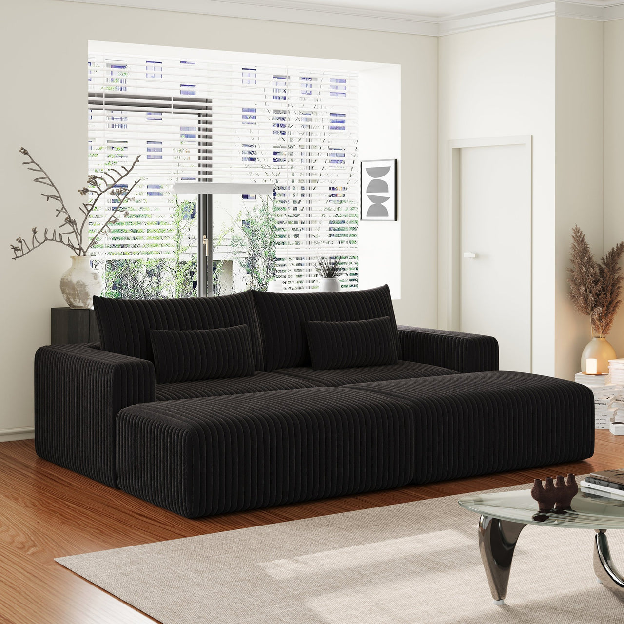 ERIS 102" Oversized Sectional Lounge Chaise