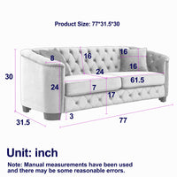 Thumbnail for QUENTIN 3+3 Seater Combination Sofa