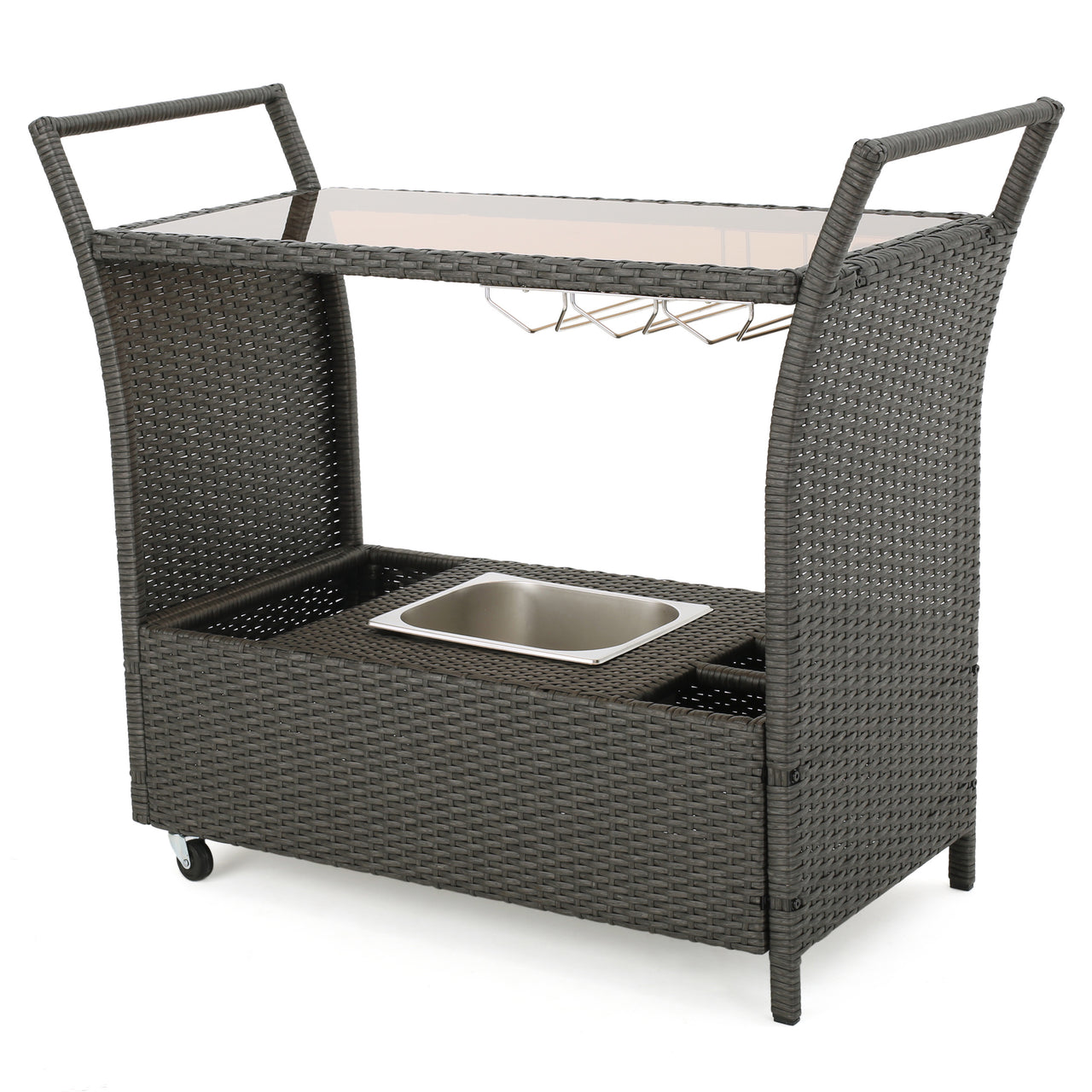 XURLEX 44" Bar Cart