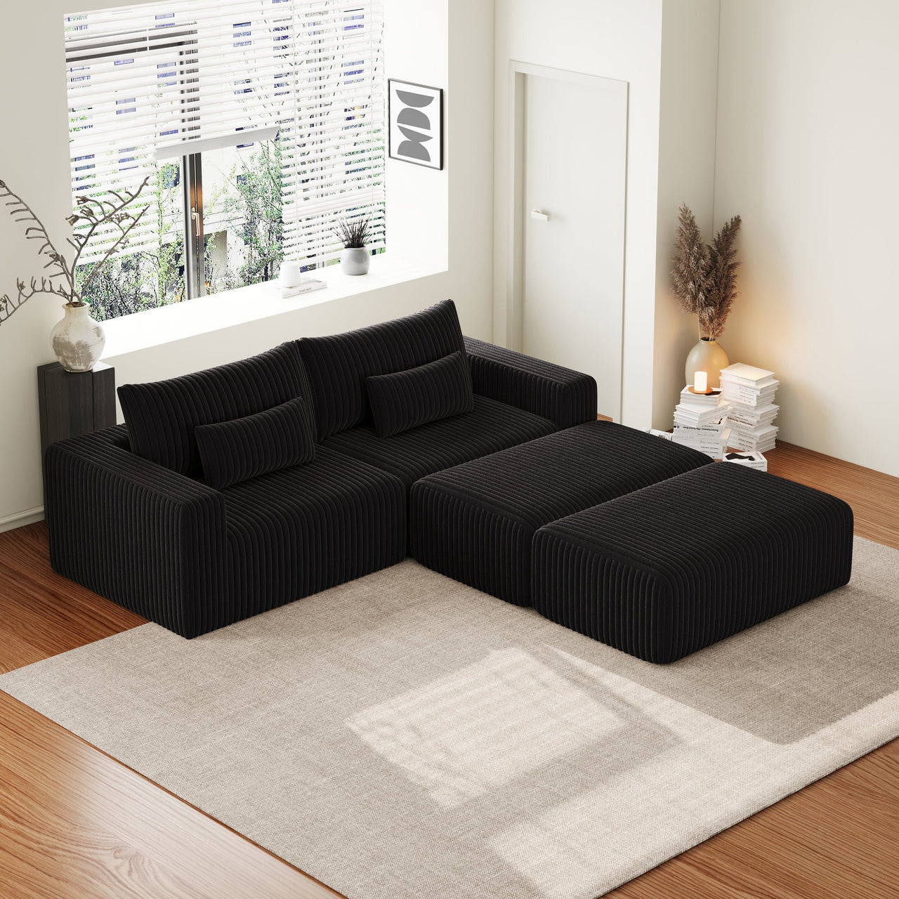 ERIS 102" Oversized Sectional Lounge Chaise