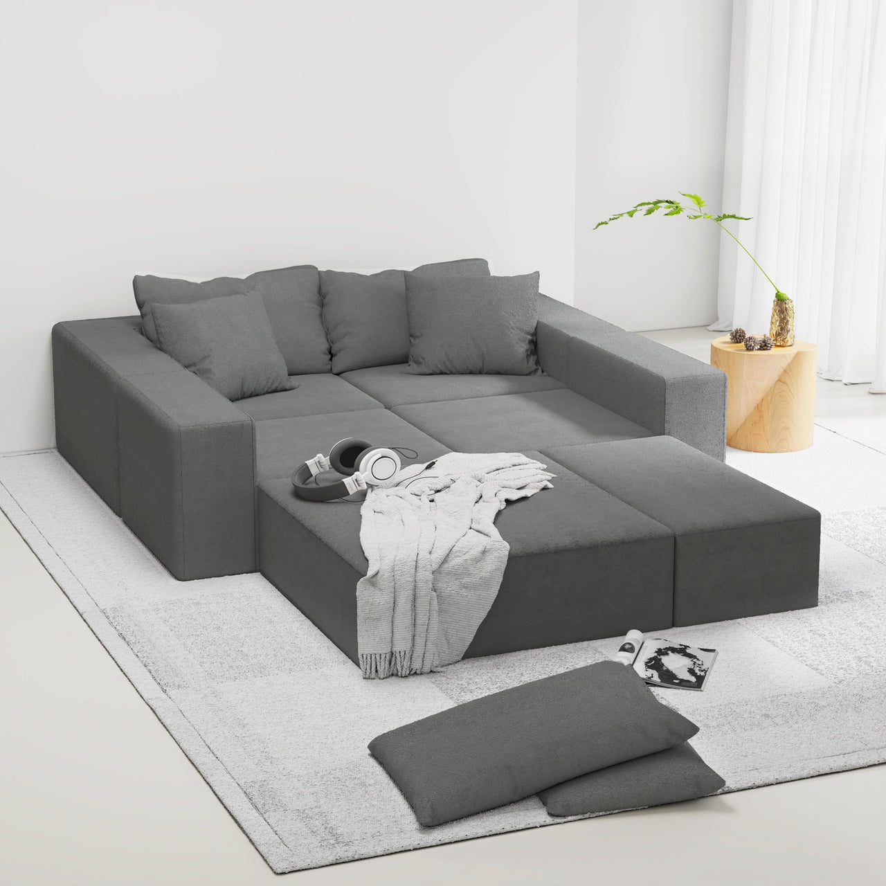 EVELYN 132" Sectional Sofa