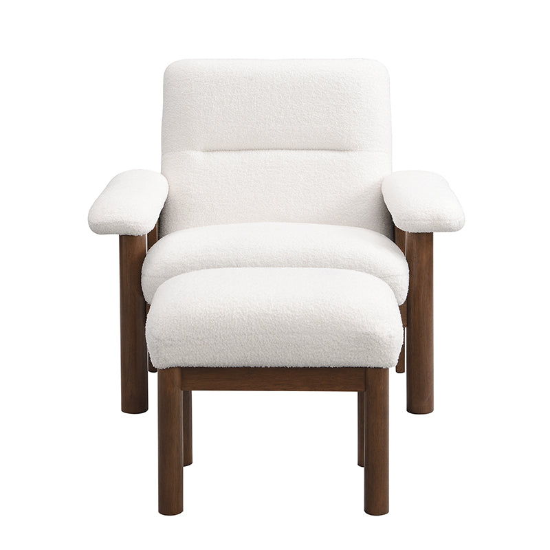 FLYNTER 34" Chair with Ottoman