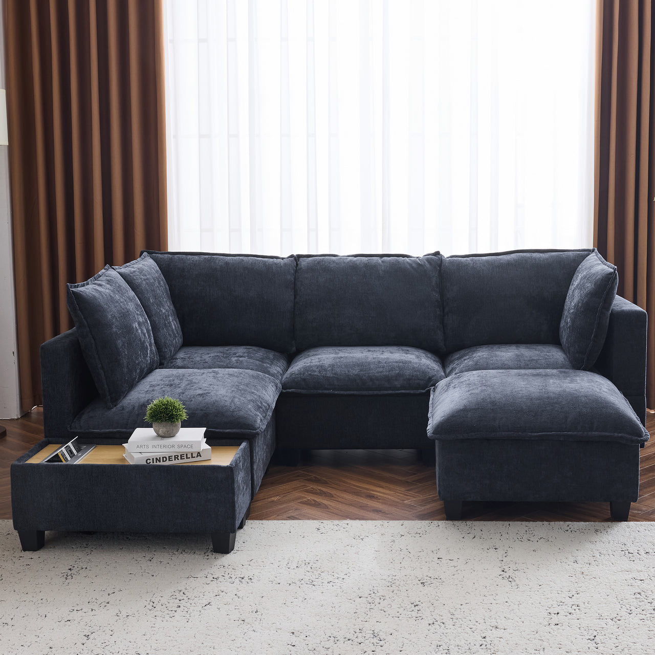 OPHYLEX 90" Sectional Sofa