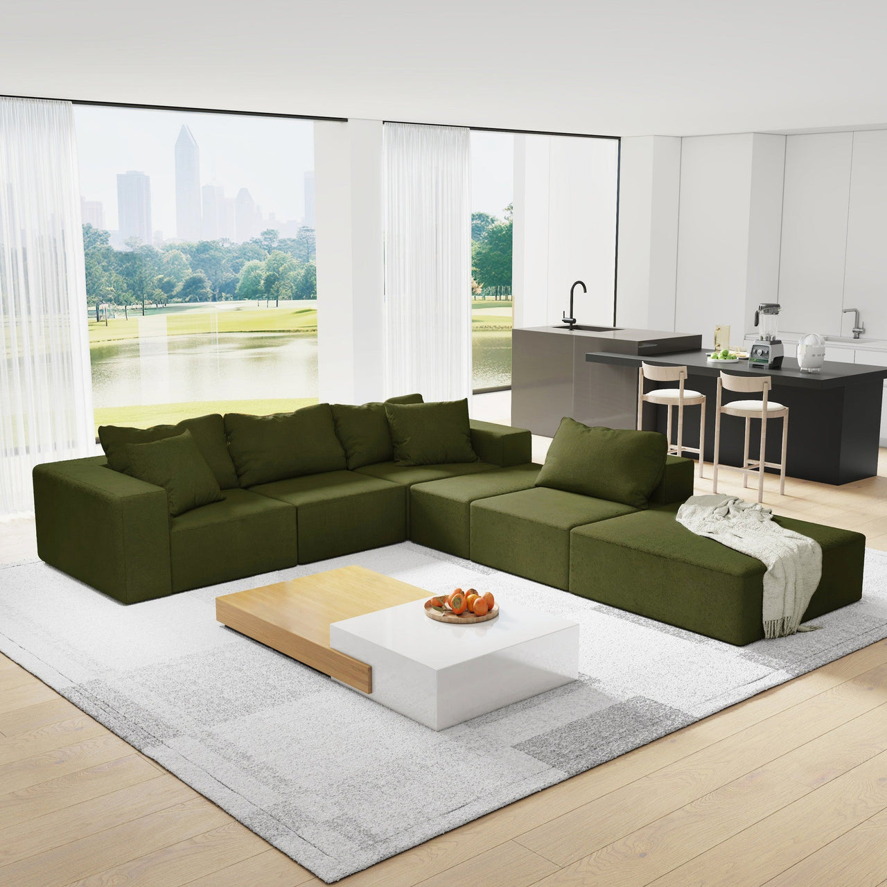 EVELYN 132" Sectional Sofa