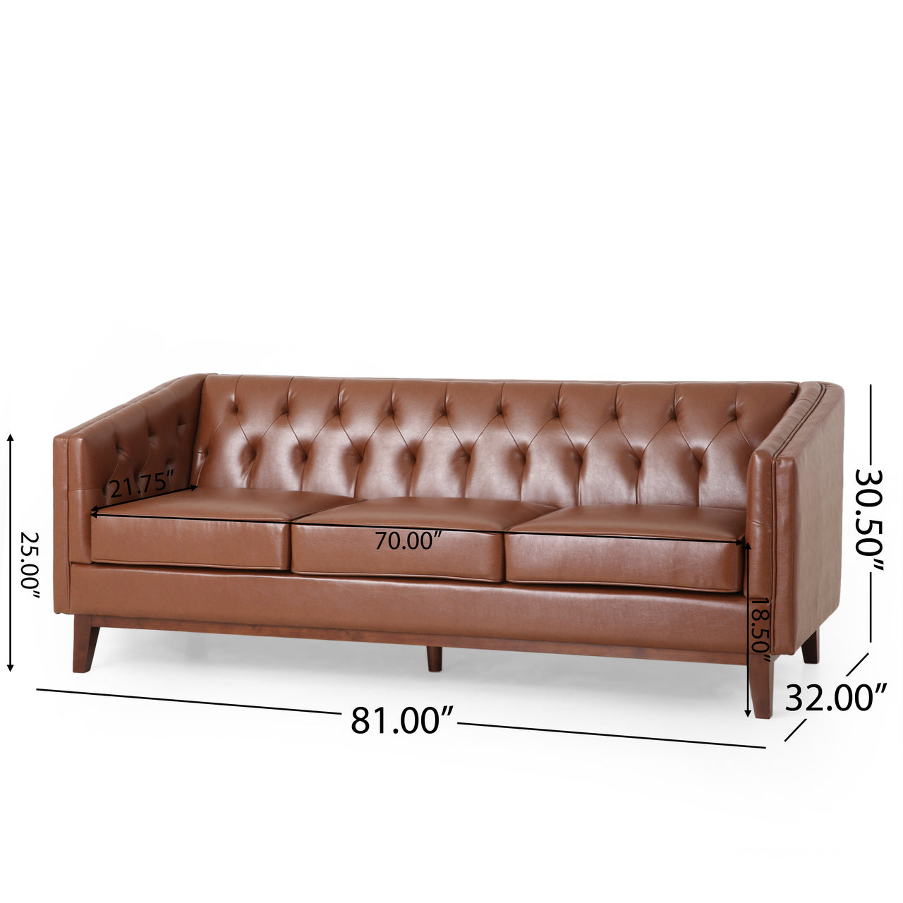 EMBER 81" Tufted Sofa