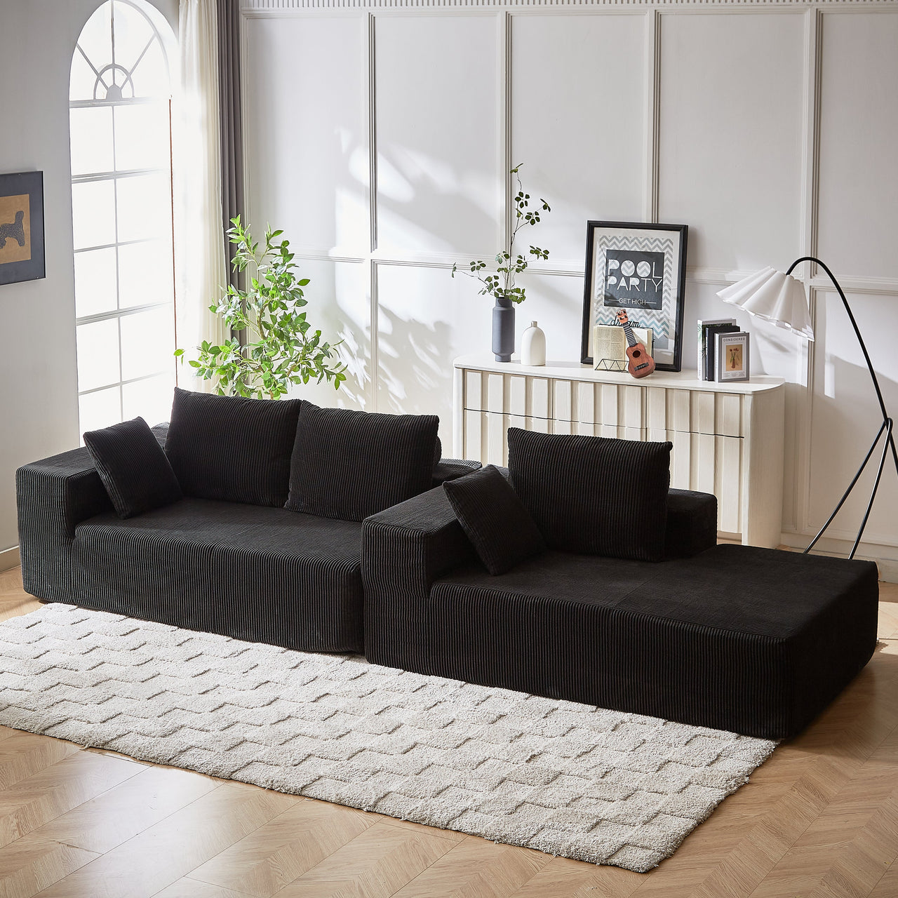 DORIAN 110" Sectional Sofa