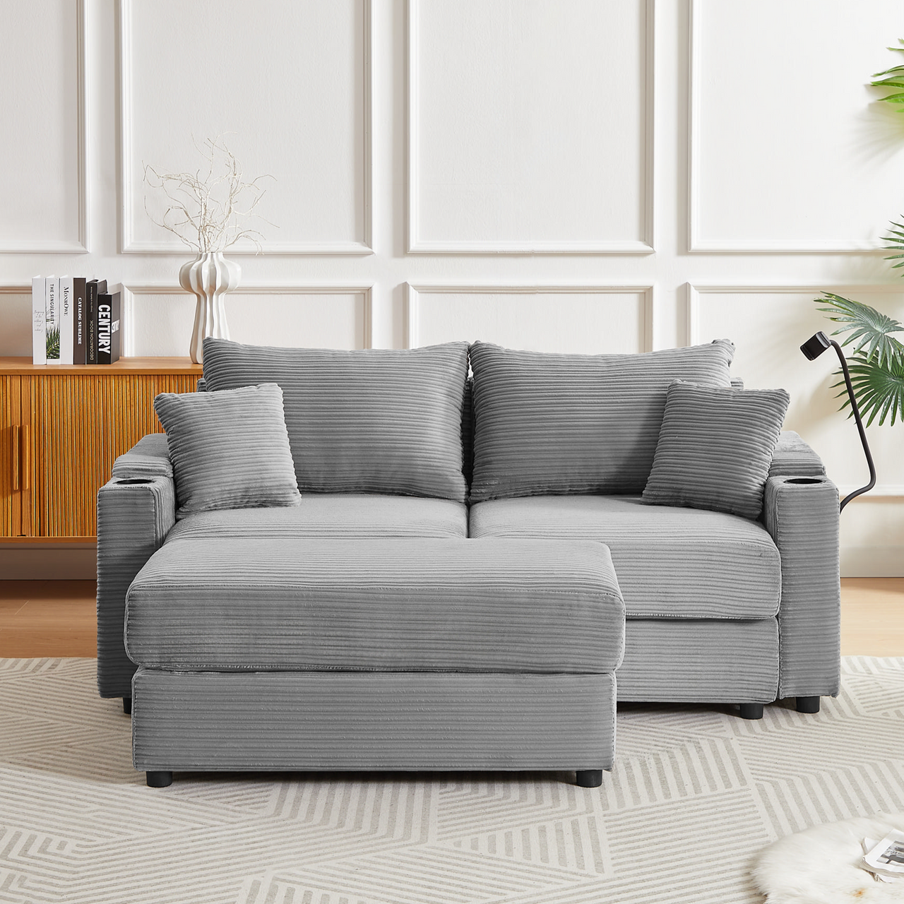 INOVAR 73" Sectional Sofa