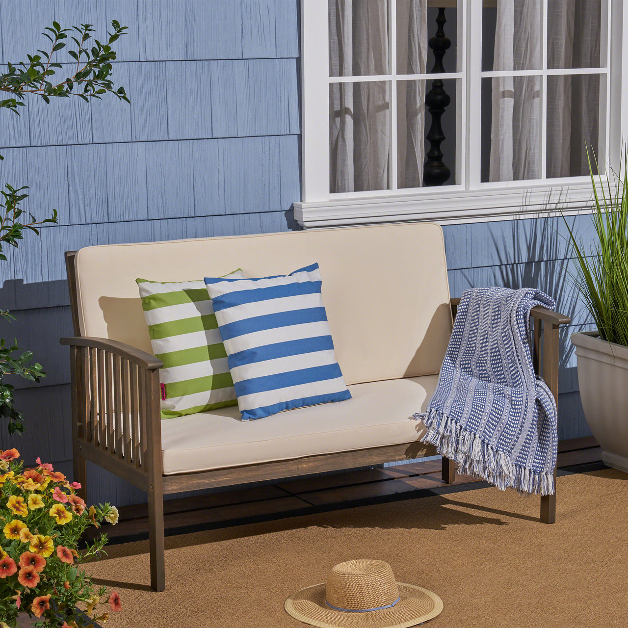 VYRENTOXA 53" Outdoor LoveSeat